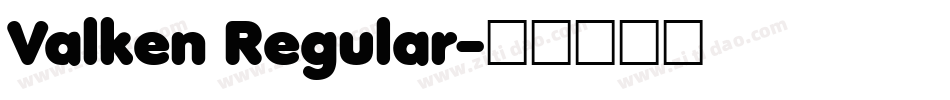 Valken Regular字体转换